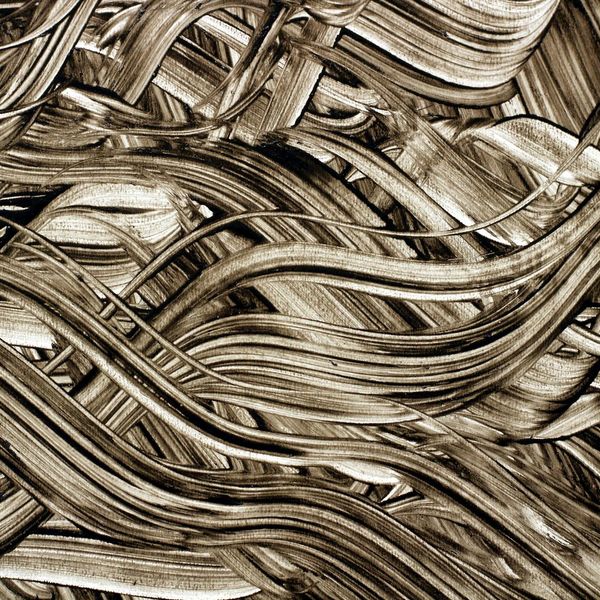 Abstract geometric patterns showing dynamic balance and flow